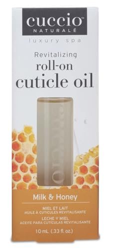 Cuccio Naturale Revitalizing Roll-On Cuticle Oil – Milk & Honey – 10ml – Nourishing & Hydrating Treatment for Healthier Nails & Cuticles - görsel 8