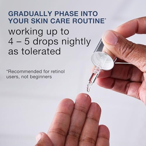 Neutrogena Rapid Wrinkle Repair Retinol Pro+ Power Facial Serum – Anti-Aging Face Serum with Pure Retinol & Nourishing Emollients, Non-Comedogenic, Paraben-Free, 1 fl. oz Avelisse
