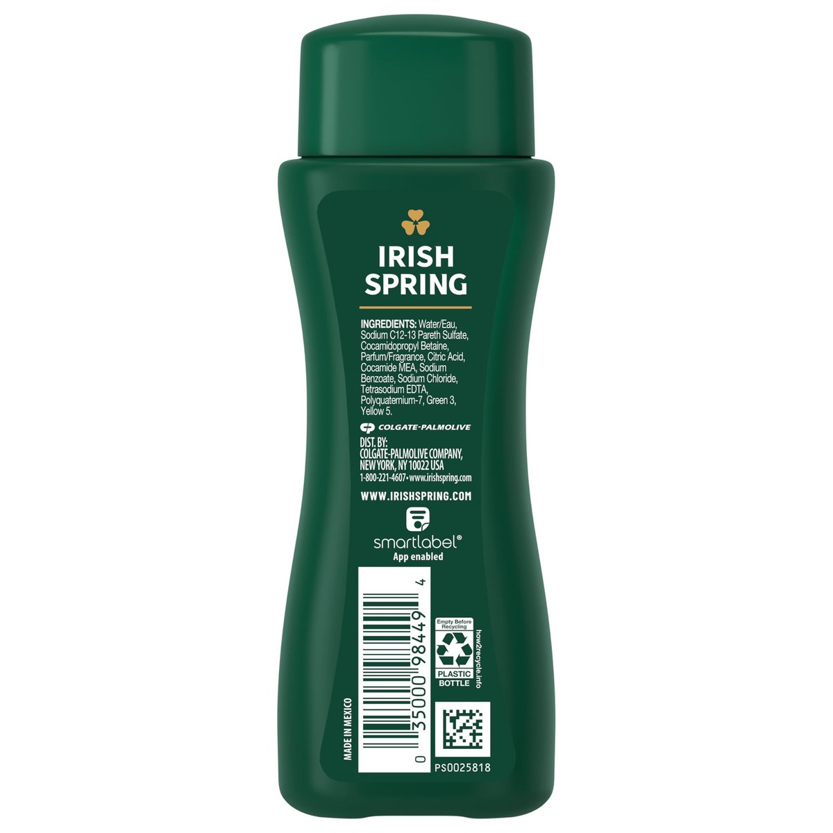 Irish Spring Original Clean Body Wash Travel Size - 3.4 Fl Oz (Pack of 24) Avelisse