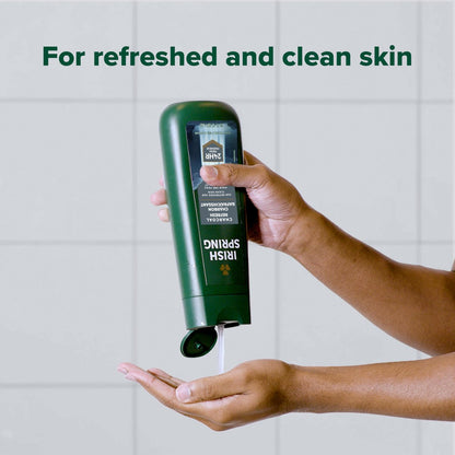 Irish Spring Men's Body Wash Shower Gel, Charcoal Refresh, 20 Fl Oz (Pack of 4) Avelisse