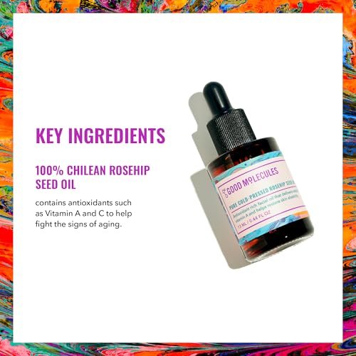 Good Molecules Pure Cold-Pressed Rosehip Seed Oil - 100% Natural Face Moisturizer for Anti-Aging and Hydration - görsel 5