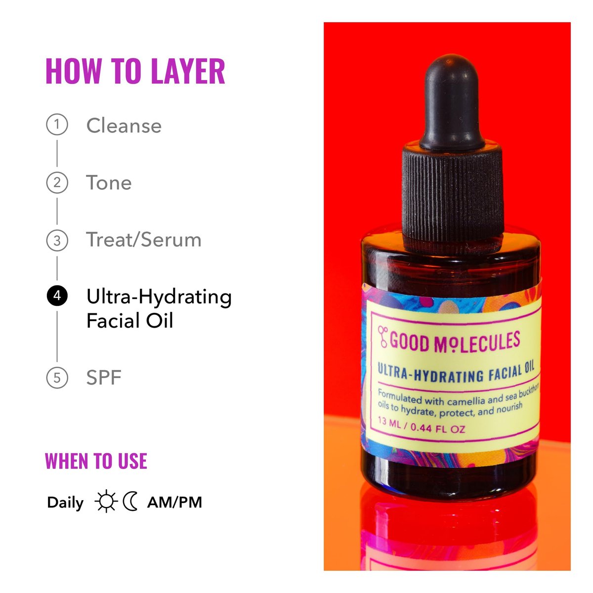Good Molecules Ultra-Hydrating Facial Oil – Nourishing Face Moisturizer with Sea Buckthorn and Camellia Oils - görsel 11