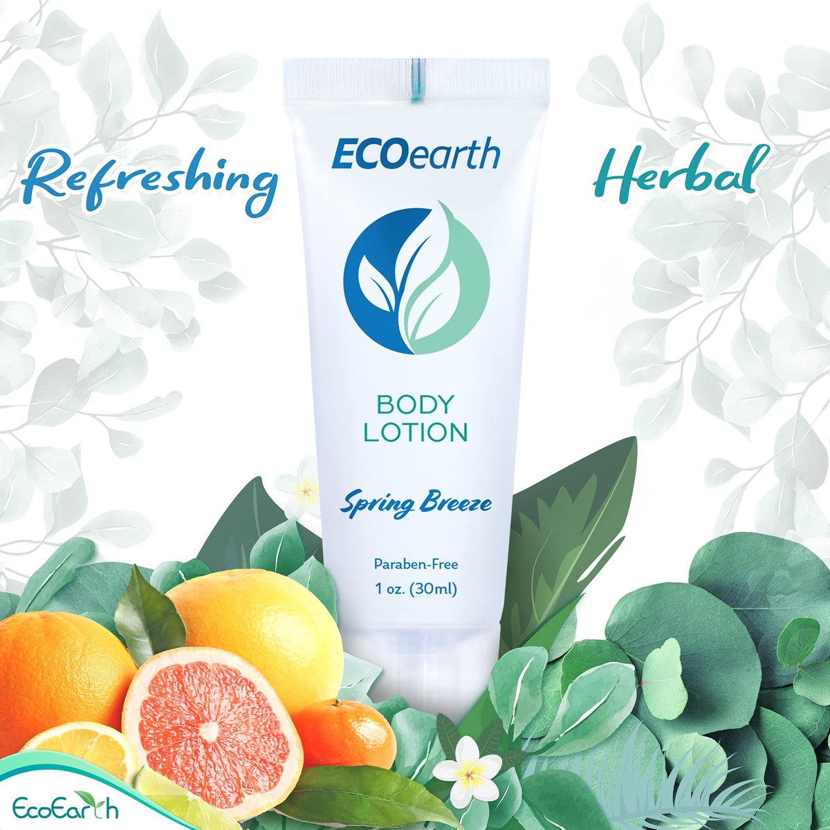 EcoEarth Soap, Shampoo and Conditioner Set (1 oz Each, 150 Pieces, Spring Breeze) - Hotel Travel Size Body Soaps Kit, Revitalizing Hospitality Toiletries in Bulk - görsel 7