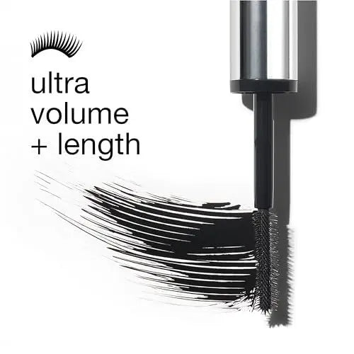 Clinique Chubby Lash Fattening Mascara – Volume, Length & Safe for Sensitive Eyes, Jumbo Jet, 0.3 Fl Oz Avelisse