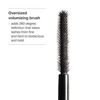 Clinique Chubby Lash Fattening Mascara – Volume, Length & Safe for Sensitive Eyes, Jumbo Jet, 0.3 Fl Oz Avelisse