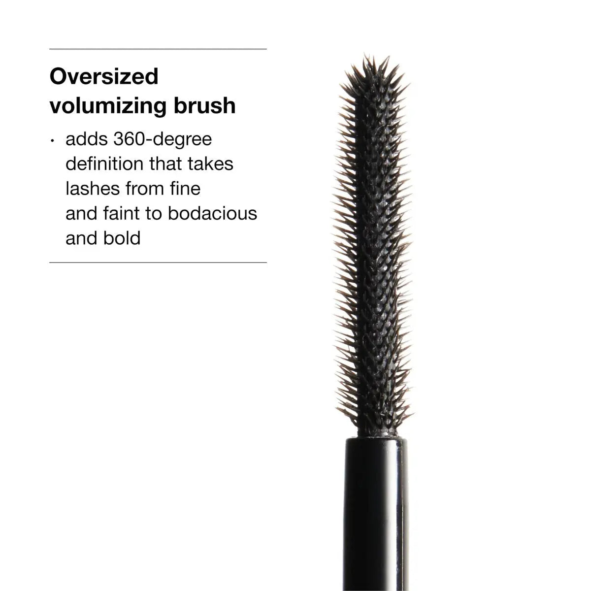 Clinique Chubby Lash Fattening Mascara – Volume, Length & Safe for Sensitive Eyes, Jumbo Jet, 0.3 Fl Oz Avelisse