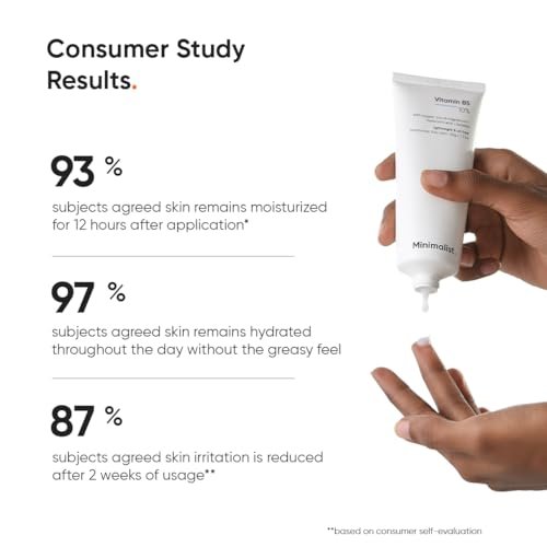 Minimalist Vitamin B5 10% Face Moisturizer - Oil-Free Lightweight Gel for Oily & Acne Prone Skin, 50g - görsel 8