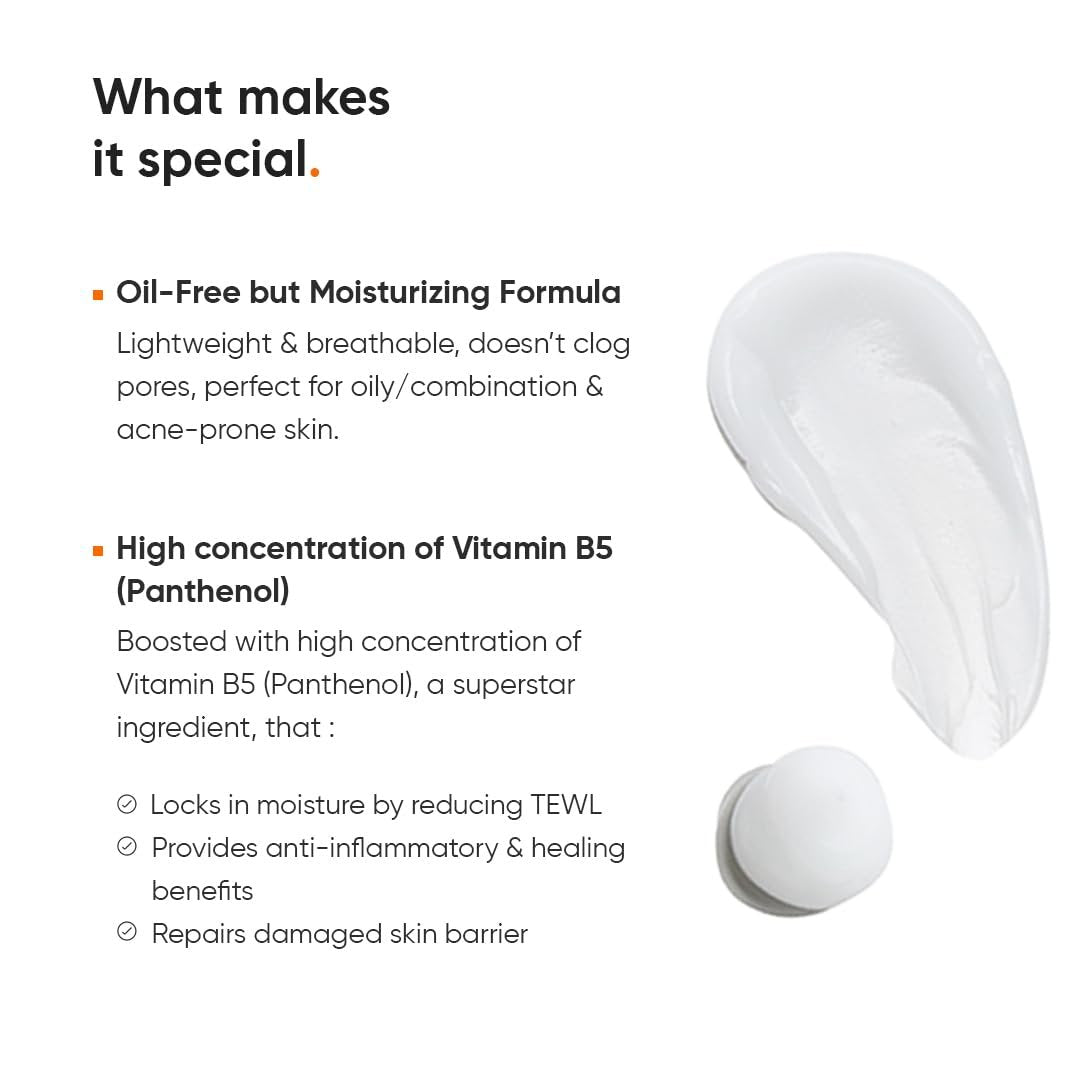 Minimalist Vitamin B5 10% Face Moisturizer - Oil-Free Lightweight Gel for Oily & Acne Prone Skin, 50g - görsel 11