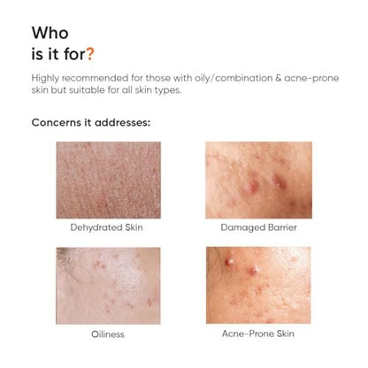 Minimalist Vitamin B5 10% Face Moisturizer - Oil-Free Lightweight Gel for Oily & Acne Prone Skin, 50g