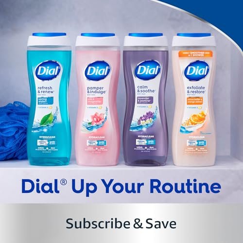 Dial Body Wash, Silk & Magnolia, 23 fl oz (Pack of 3) - Moisturizing & Gentle Cleanse Avelisse