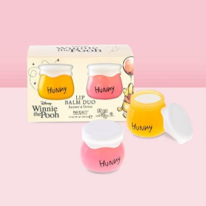 Mad Beauty Disney Winnie the Pooh Honey Pot Lip Balm Duo | Cruelty-Free Vanilla & Honey Lip Care | Skincare Gift for Women, Adults & Kids Avelisse