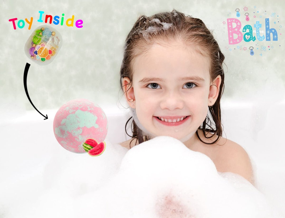Unicorn Bath Bombs for Kids with Surprise Inside – Birthday Gifts for Girls Ages 3-8+ | MADO Avelisse