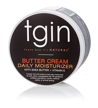 tgin Butter Cream Daily Moisturizer & Honey Miracle Hair Mask Duo – Rich Moisture & Deep Conditioning for Curly, Coily & Wavy Hair – 12 oz Each Avelisse