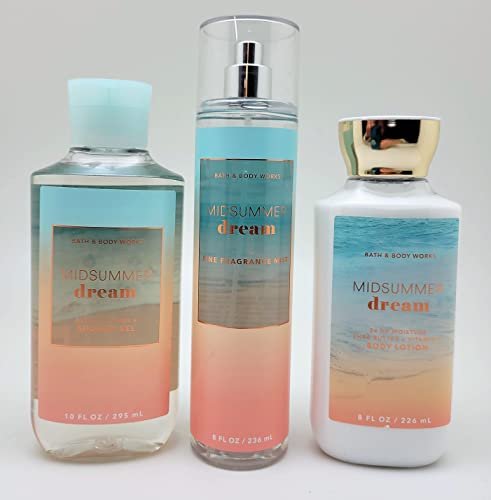 Bath & Body Works Midsummer Dream 3-Piece Bundle: Shower Gel, Fine Fragrance Mist & Body Lotion - görsel 2
