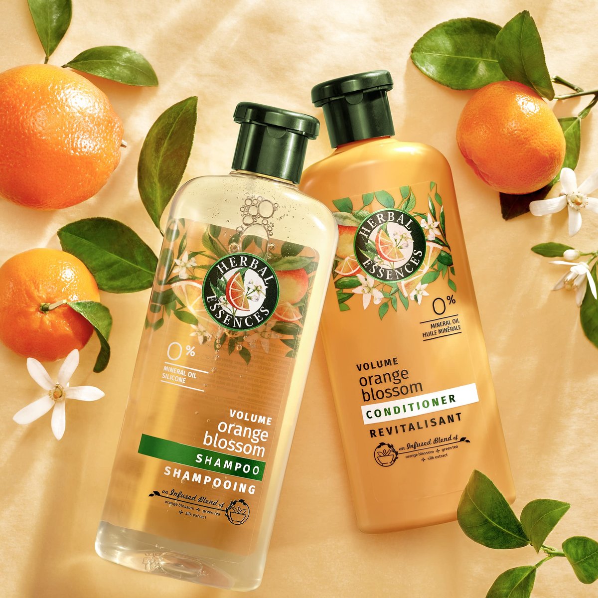 Herbal Essences Shampoo, Orange Citrus Blossoms, 13.5 fl oz - Revitalizing & Sulfate-Free Avelisse