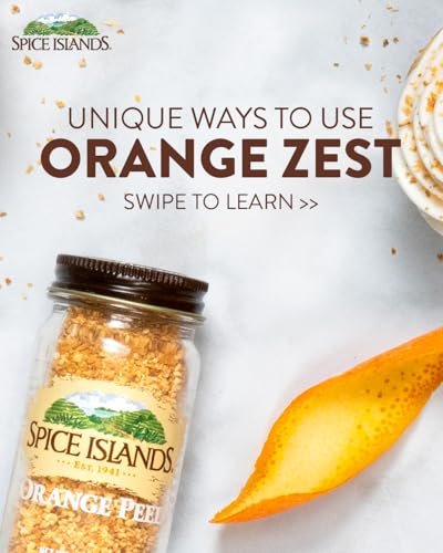 Spice Islands Orange Peel - 1.9 oz Premium Dried Orange Peel for Cooking & Baking - görsel 6
