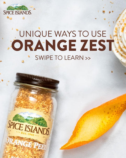 Spice Islands Orange Peel - 1.9 oz Premium Dried Orange Peel for Cooking & Baking