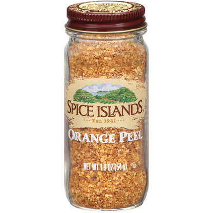 Spice Islands Orange Peel - 1.9 oz Premium Dried Orange Peel for Cooking & Baking