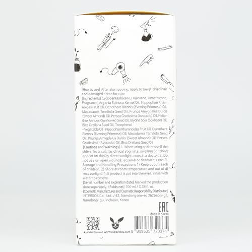 Elizavecca CER-100 Hair Essence Oil - Leave-In Treatment for Dry Hair Growth - 100ml K-Beauty - görsel 8