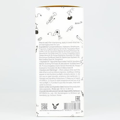 Elizavecca CER-100 Hair Essence Oil - Leave-In Treatment for Dry Hair Growth - 100ml K-Beauty