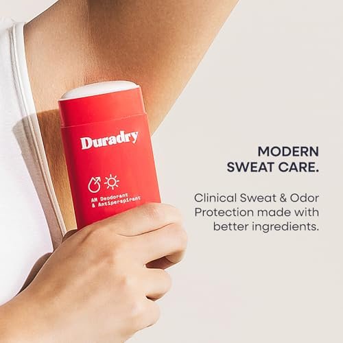 Duradry Clinical-Strength Antiperspirant Deodorant for Women and Men – Clean Formula with Natural Ingredients for Odor and Excessive Sweat Protection – Clear Sky (Crisp Pear + Vanilla) - görsel 4