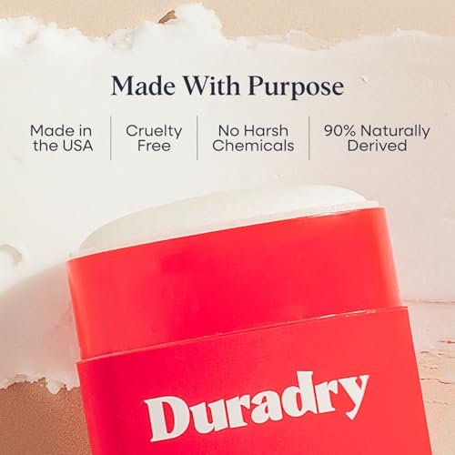 Duradry Clinical-Strength Antiperspirant Deodorant for Women and Men – Clean Formula with Natural Ingredients for Odor and Excessive Sweat Protection – Clear Sky (Crisp Pear + Vanilla) - görsel 16