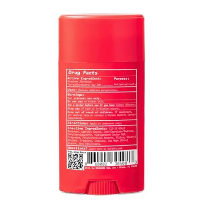 Duradry Clinical-Strength Antiperspirant Deodorant for Women and Men – Clean Formula with Natural Ingredients for Odor and Excessive Sweat Protection – Clear Sky (Crisp Pear + Vanilla)