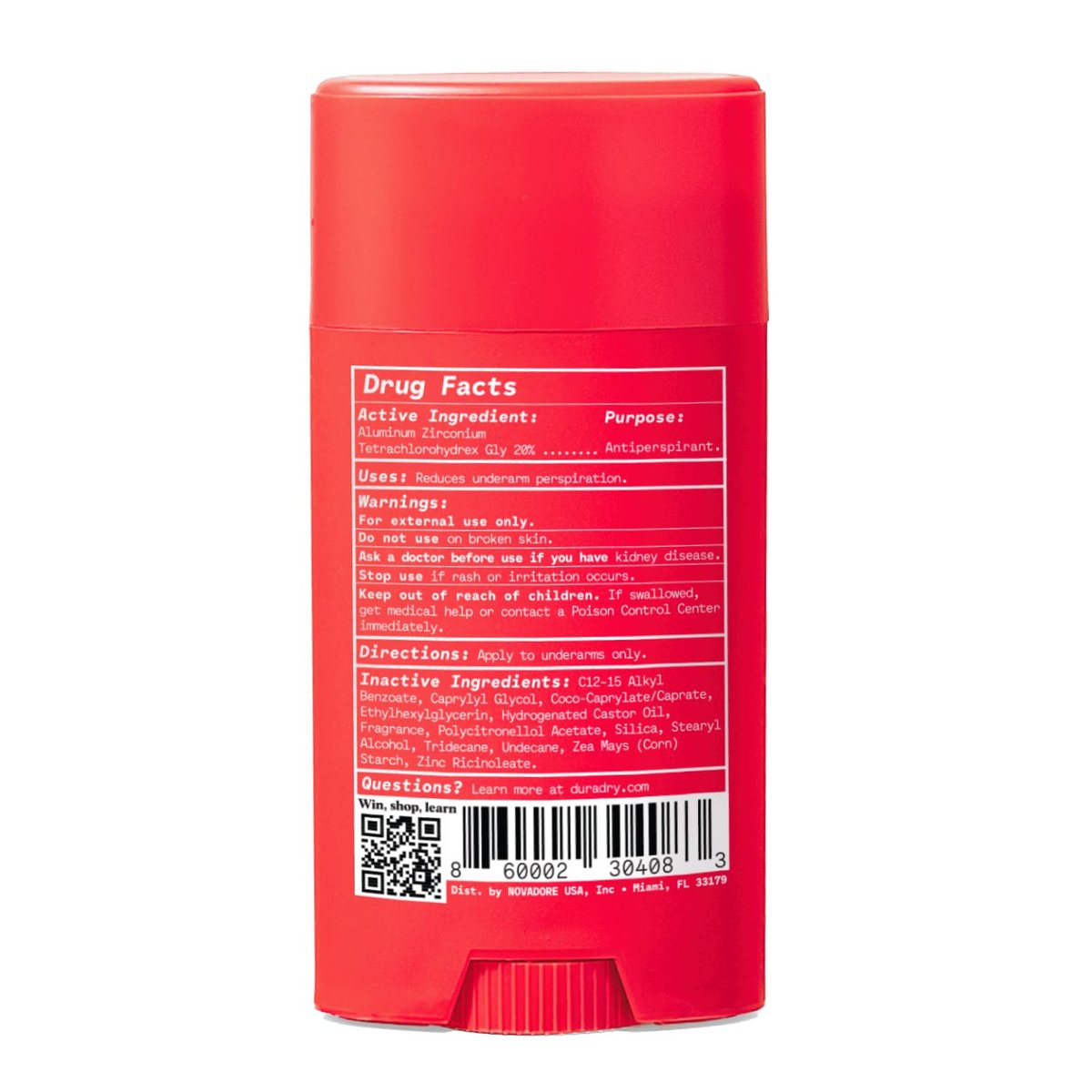 Duradry Clinical-Strength Antiperspirant Deodorant for Women and Men – Clean Formula with Natural Ingredients for Odor and Excessive Sweat Protection – Clear Sky (Crisp Pear + Vanilla) - görsel 17