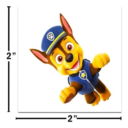 Paw Patrol Temporary Tattoos Party Favors Bundle – 70+ Perforated 2x2 Inch Tattoos for Kids, Boys, Girls | Made in USA - görsel 3