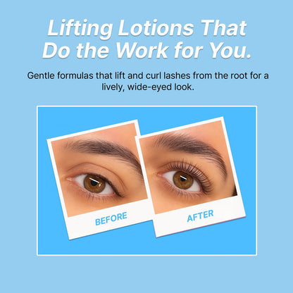 CLIONE PRIME Korean Lash Lift Lotion - Eyebrow Lamination & Eyelash Perm for Home & Professional Use Avelisse