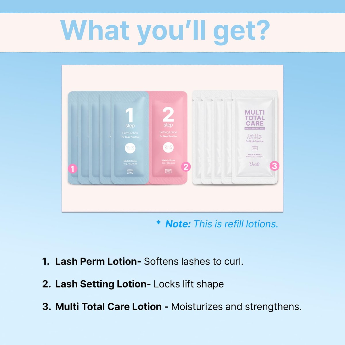 CLIONE PRIME Korean Lash Lift Lotion - Eyebrow Lamination & Eyelash Perm for Home & Professional Use Avelisse