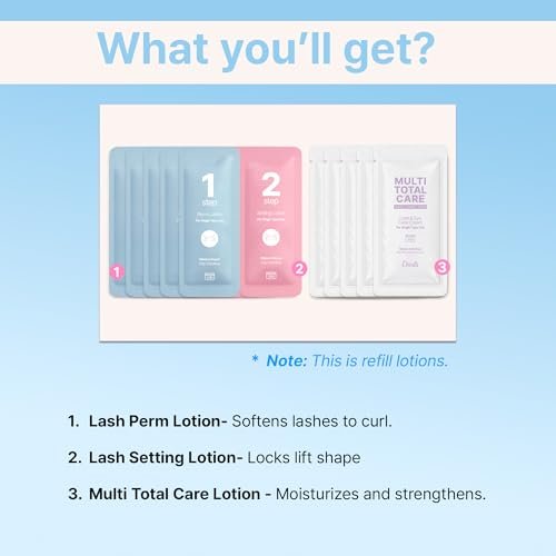 CLIONE PRIME Korean Lash Lift Lotion - Eyebrow Lamination & Eyelash Perm for Home & Professional Use Avelisse