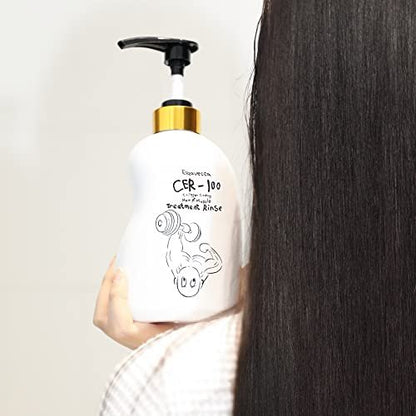 Elizavecca Collagen Coating Hair Treatment Rinse 500ml - Moisturizing Conditioner for Dry Damaged Hair