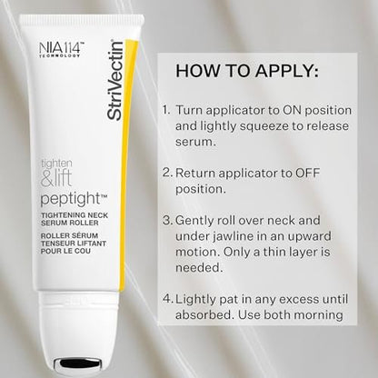 StriVectin Tighten & Lift Peptight™ Tightening Neck Anti-Aging Serum Roller, 1.7 fl. oz. Avelisse