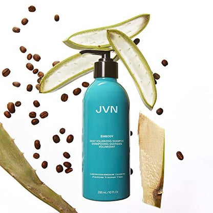 JVN Embody Volumizing Shampoo – Color Safe Clarifying Shampoo for Build-Up, Adds Fullness, Moisture & Shine, Non-Toxic, Silicone & Sulfate Free, 10 Fl Oz Avelisse