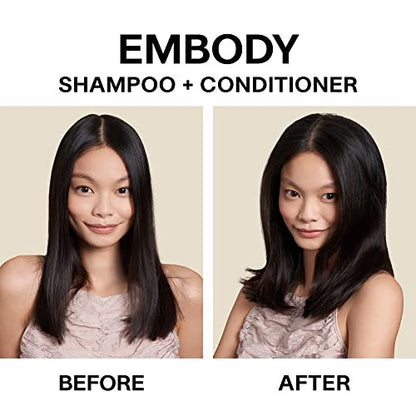 JVN Embody Volumizing Shampoo – Color Safe Clarifying Shampoo for Build-Up, Adds Fullness, Moisture & Shine, Non-Toxic, Silicone & Sulfate Free, 10 Fl Oz Avelisse