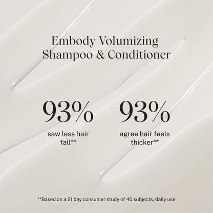 JVN Embody Volumizing Conditioner for Fine or Thin Hair, 10 Fl Oz - Adds Fullness, Moisture & Shine, Non-Toxic, Silicone & Paraben Free Avelisse