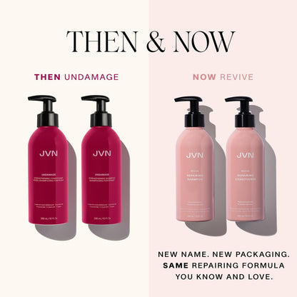 JVN Revive Repairing Conditioner - Restore Softness & Strengthen Damaged, Color Treated, or Fragile Hair - 10 Fl Oz Avelisse