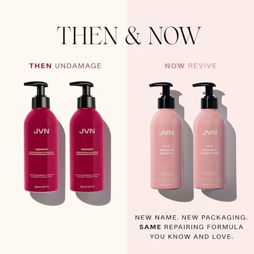 JVN Revive Repairing Conditioner - Restore Softness & Strengthen Damaged, Color Treated, or Fragile Hair - 10 Fl Oz Avelisse