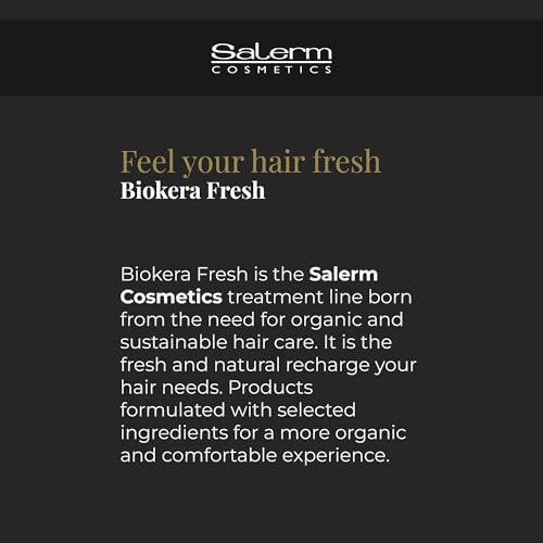 SALERM Curl Activator Cream – Biokera Fresh Yellow Shot – 300 ml – Defined Curls, Deep Hydration, Frizz-Free – Sulfate-Free & Paraben-Free Avelisse