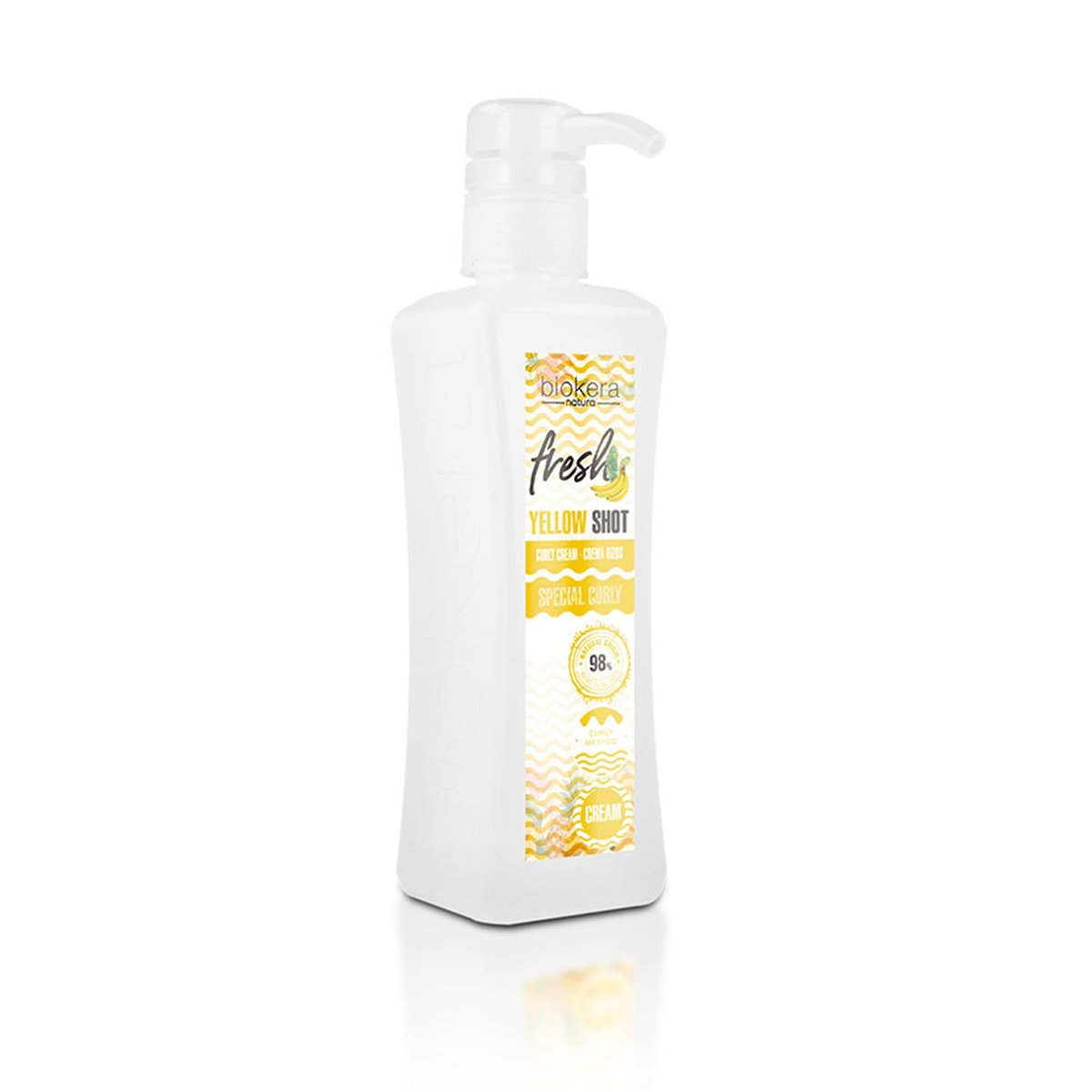 SALERM Curl Activator Cream – Biokera Fresh Yellow Shot – 300 ml – Defined Curls, Deep Hydration, Frizz-Free – Sulfate-Free & Paraben-Free Avelisse