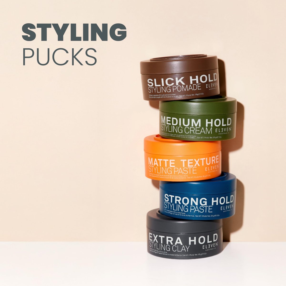 ELEVEN AUSTRALIA Extra Hold Styling Hair Clay for Men and Women - Maximum Hold, Matte Finish, Texture, Long-Lasting Definition, 3 oz - görsel 11