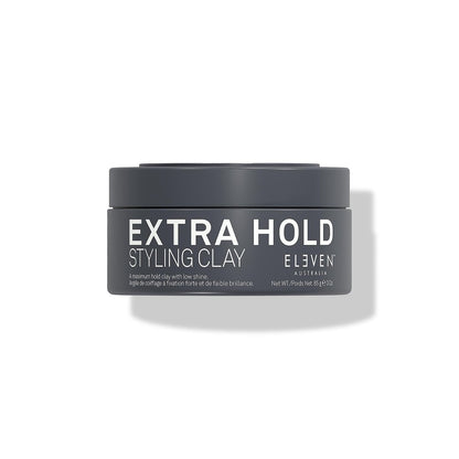 ELEVEN AUSTRALIA Extra Hold Styling Hair Clay for Men and Women - Maximum Hold, Matte Finish, Texture, Long-Lasting Definition, 3 oz