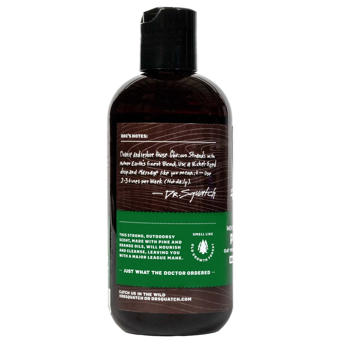 Dr. Squatch Pine Tar Shampoo - Natural Men's Shampoo for Thick, Healthy Hair Avelisse