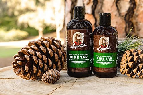 Dr. Squatch Pine Tar Shampoo - Natural Men's Shampoo for Thick, Healthy Hair Avelisse
