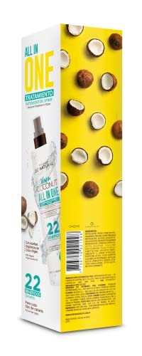 PLACENTA LIFE BE NATURAL VIRGIN COCONUT ALL IN ONE 22 Benefits - Intensive Treatment Spray with Organic Virgin Coconut Oil - For All Hair Types (8.45 fl oz) - görsel 11