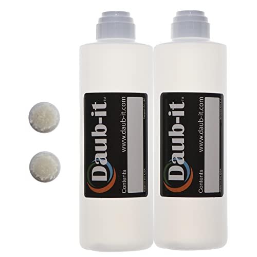 Racquet Art Daub-it Empty Bottles with Mohair Dauber Applicators - 8 oz - 2 Pack - görsel 2