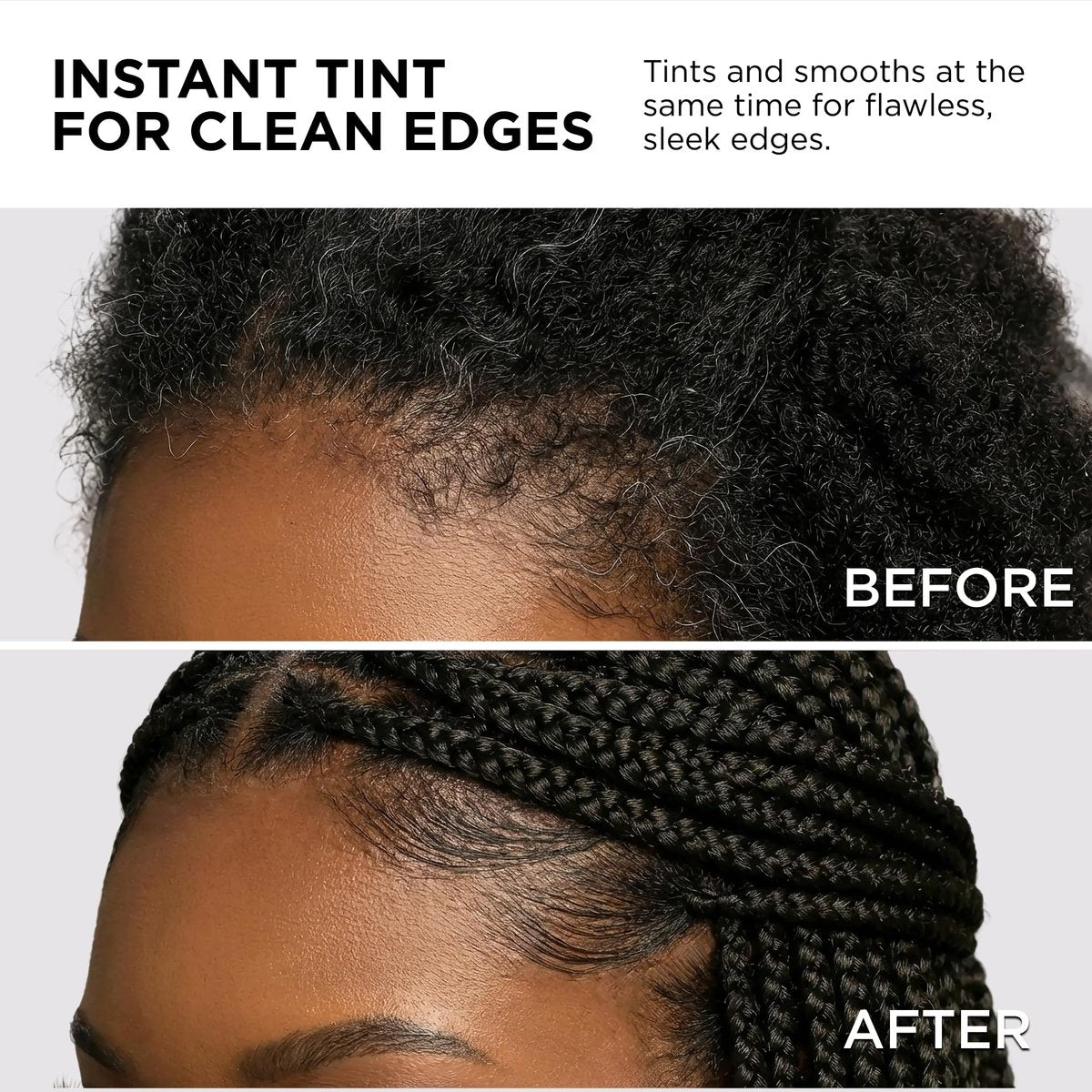 Style Factor EDGE BOOSTER HIDEOUT Water-Based Pomade - Strong Hold & Instant Gray Coverage for Edges, Flyaways & Roots - High Shine Finish - Natural Black - 3.38 oz Avelisse