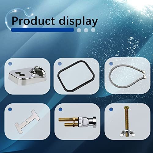 Karagas Salon Shampoo Bowl Faucet Vacuum Breaker Kit - Brass Sink Faucet with Sprayer and Hose for Hair Salon Avelisse