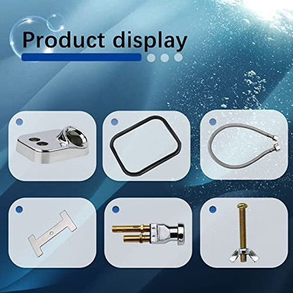 Karagas Salon Shampoo Bowl Faucet Vacuum Breaker Kit - Brass Sink Faucet with Sprayer and Hose for Hair Salon Avelisse